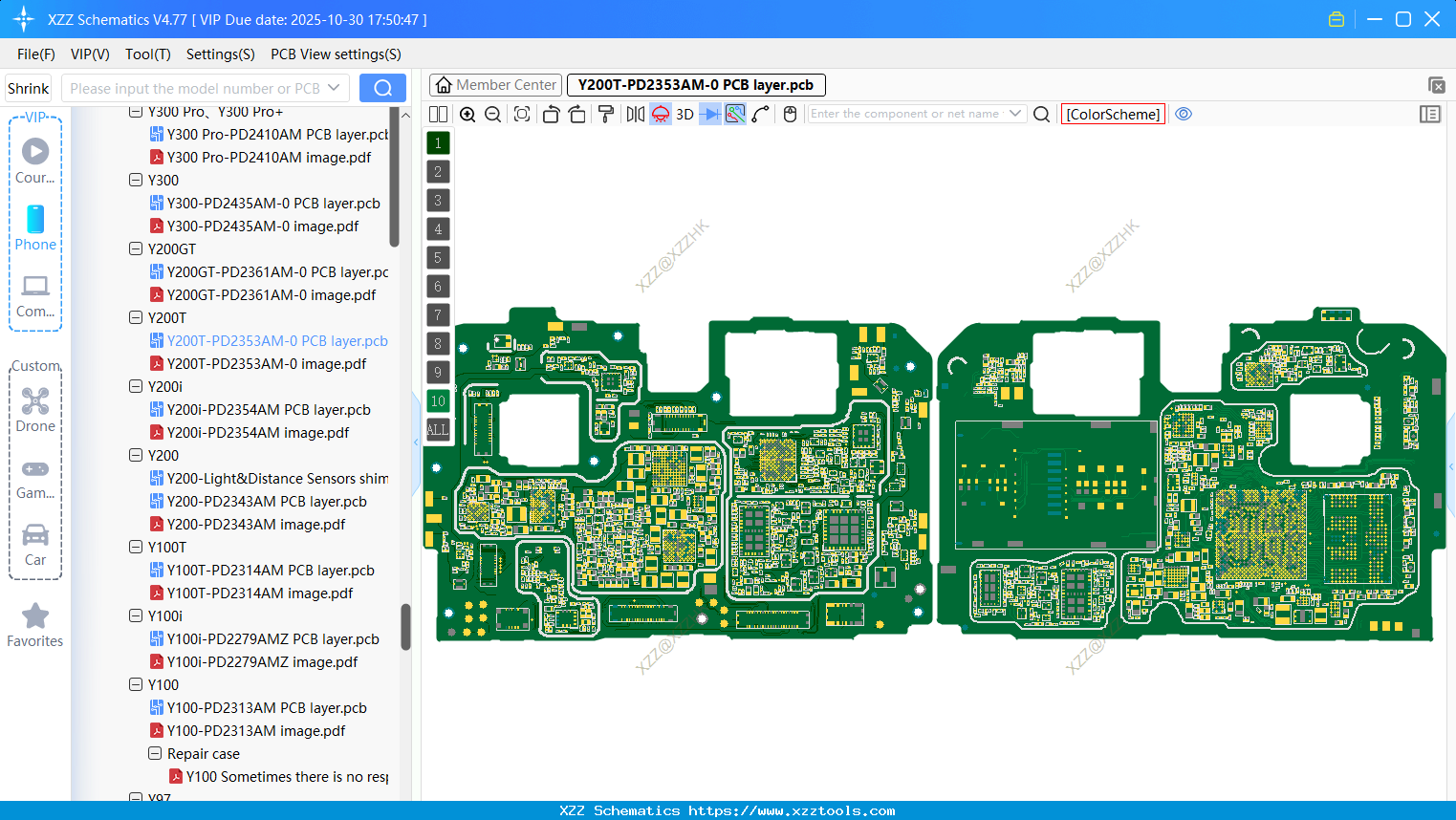 VIVO Y200T-PD2353AM-0 PCB Layer